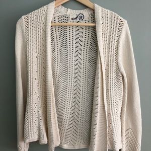 Anthropologie Sweaters - Anthropologie off white open cardigan Anthropologie Sweaters - Anthropologie off white open cardigan